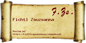 Fichtl Zsuzsanna névjegykártya